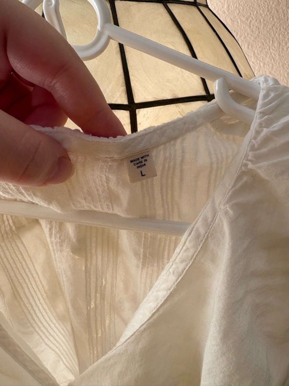 Doen White Ruffle Blouse - Picture 3 of 6